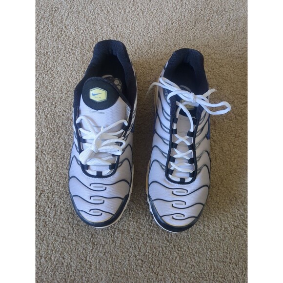 Nike Air Max + White Royal Blue Medium Gray Size 10 Nib Authentication Pending - Picture 1 of 16